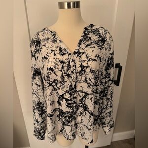 Marble Pattern Apt 9 Blouse